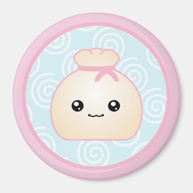 Íman Magnet de Dumpling Kawaii (Frente)