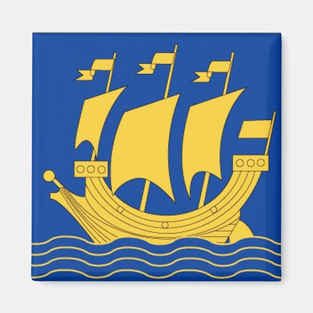 Íman Magnet de Entrega Amarelo (Frente)