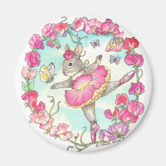 Íman Magnet De Ervilha Doce (Frente)