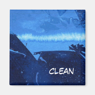 Íman Magnet de estado da máquina de lavar louça "Abstra