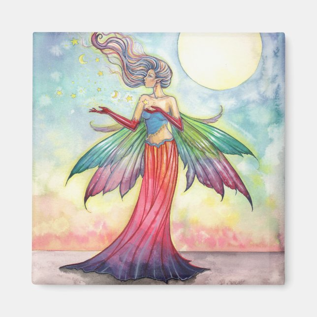 Íman Magnet de Fada de Coletor de Estrelas (Frente)