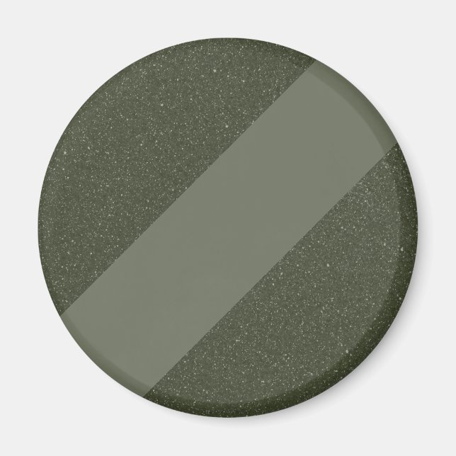 Íman Magnet de faixa verde de Moiss personalizável (Frente)