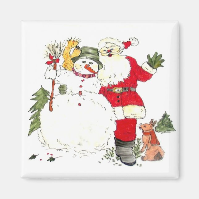 Íman Magnet de Feriados Felizes (Frente)