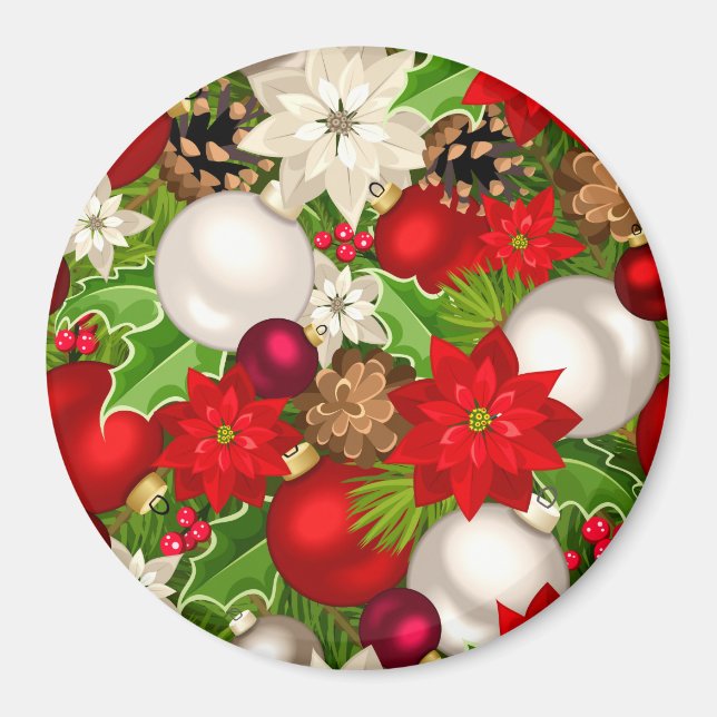 Íman Magnet de Feriados Felizes (Frente)