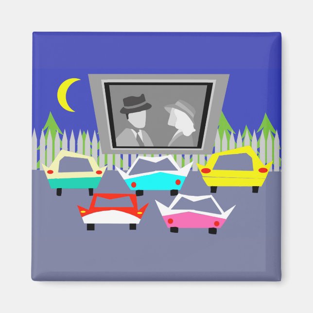 Íman Magnet de Filme de Unidade de Pequena Cidade (Frente)