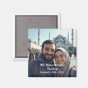 Íman Magnet de Foto Personalizada de Viagem da Turquia