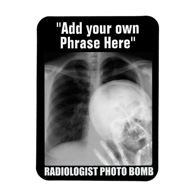 ÍMAN  MAGNET DE FOTO RADIOLOGISTA PERSONALIZÁVEL (Vertical)