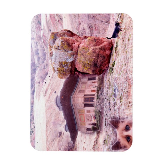 Íman Magnet de Fotografia de Colagem Funny abstrato 3"x (Vertical)