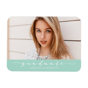 Íman Magnet de Fotografia para Graduação Clássica de Ca