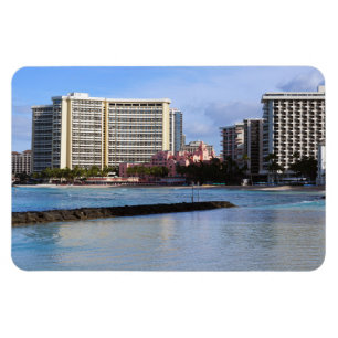 Íman Magnet de Fotografia Scenic Waikiki