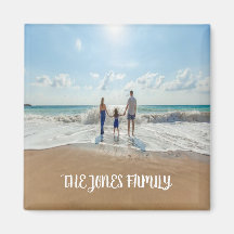 Magnet de Fotografias da Família Personalizada