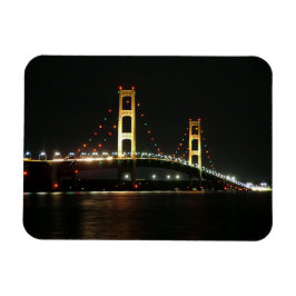 Íman Magnet de Fotografias da Ponte Mackinac