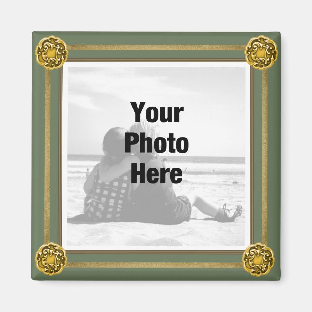 Íman Magnet de Fotografias de Quadro do rico (Frente)
