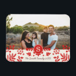 Íman Magnet de Fotografias do Monograma de Férias Folk<br><div class="desc">Fotografia cortesia de Othello Silla: www.othellosilla.com</div>