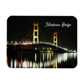Íman Magnet de Fotografias Flexível da Ponte Mackinaw