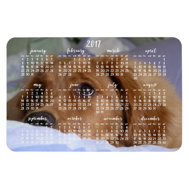 Íman Magnet de Fotografias Grande para o Calendário do  (Horizontal)
