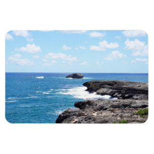 Íman Magnet de Fotografias para Vista Costeira do Havaí