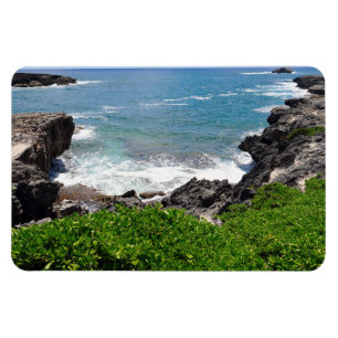 Íman Magnet de Fotografias para Vista Costeira do Havaí