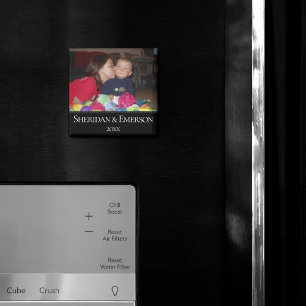 Íman Magnet de Fotografias Personalizado   Ano do nome 