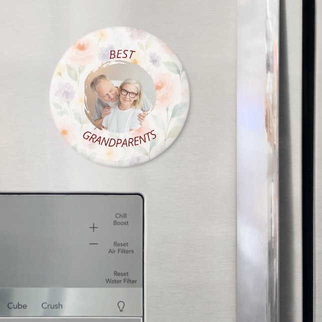 Íman Magnet de Fotografias Personalizado | Melhores Avó (In Situ (Fridge))