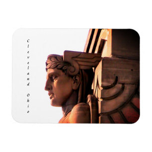 Íman Magnet de Guarda Deco da Arte Cleveland