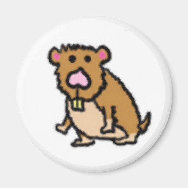 Íman Magnet de Hamster (Frente)