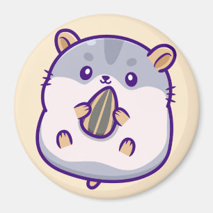 Íman Magnet de Hamster Cortado