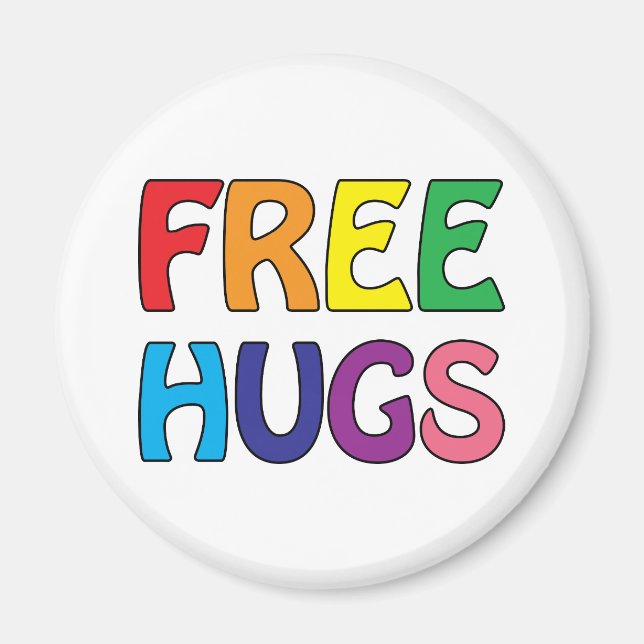 Íman Magnet de Hugs Gratuitos (Frente)