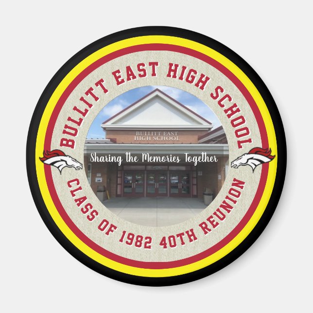 Íman Magnet de Ideias de Reunião de Classe de Segundo g (Frente)