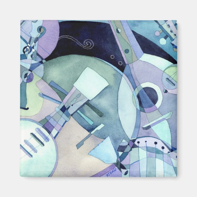 Íman Magnet De Instrumentos De Cordas (Frente)