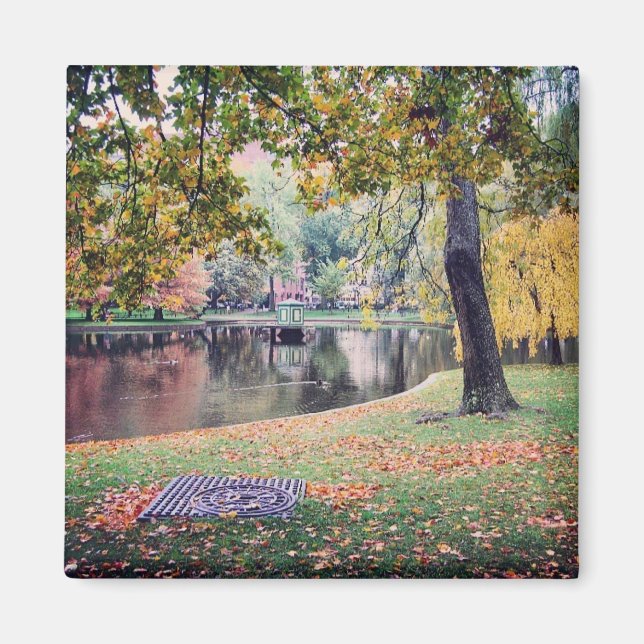 Íman Magnet de Jardins Públicos de Boston (Frente)