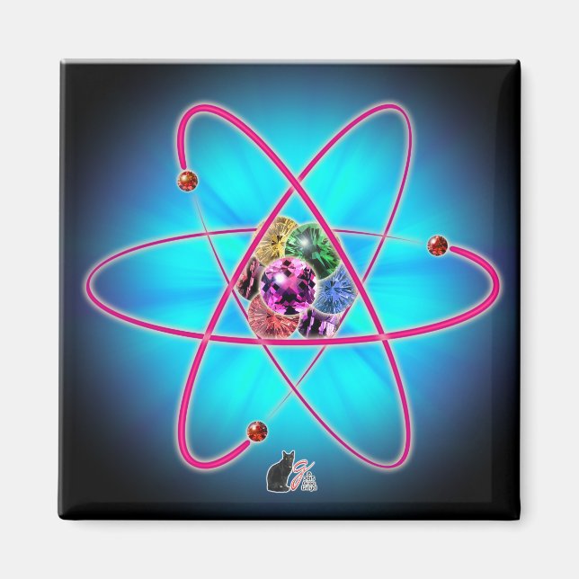 Íman Magnet de Joias Atômicas (Frente)