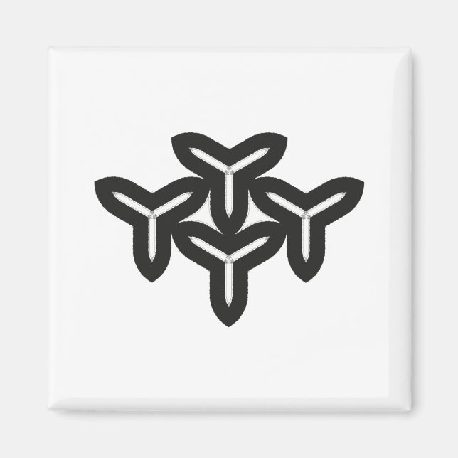 Íman Magnet de lâminas gótico (Frente)