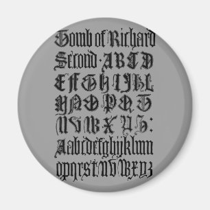 Íman Magnet de Letras Gótico