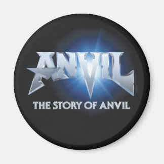 ÍMAN MAGNET DE LOGOTIPO DE FILME ANVIL PRETO