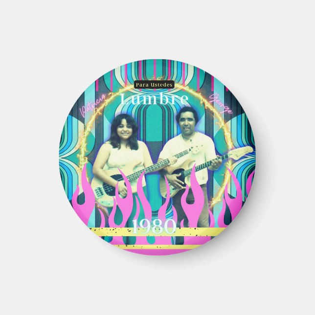 Íman Magnet de madeira (Frente)