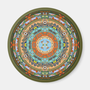 Íman Magnet de Mandala, Estado Arizona