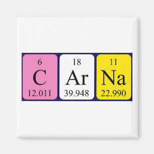 Íman Magnet de mesa periódica da Carna