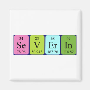 Íman Magnet de mesa periódica de Severin