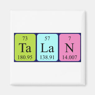 Íman Magnet de mesa periódica de Talan