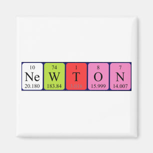 Íman Magnet de mesa periódica Newton