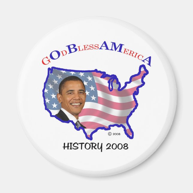 Íman Magnet de nome abençoado (Frente)