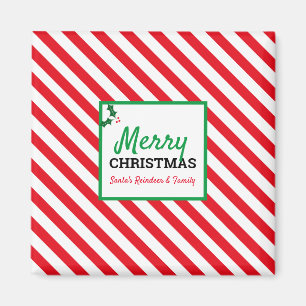 Íman Magnet de nome personalizado de caneta de Natal fe