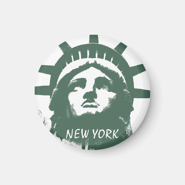 Íman Magnet de Nova York Imã de geladeira NY Souvenir (Frente)