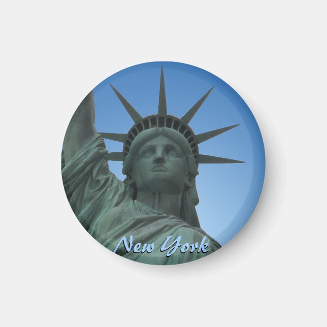 Íman Magnet de Nova York Imã de geladeira NY Souvenir (Frente)