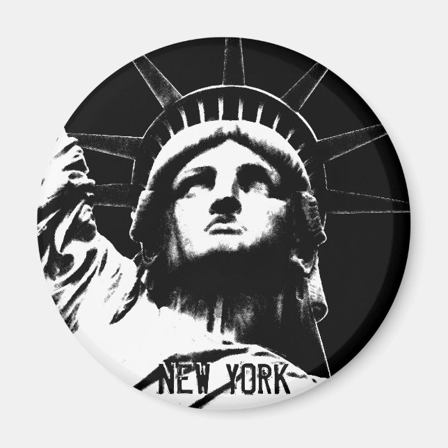 Íman Magnet de Nova York Imã de geladeira NY Souvenir (Frente)