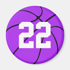 Íman Magnet de Números Personalizados de Jersey de Basq