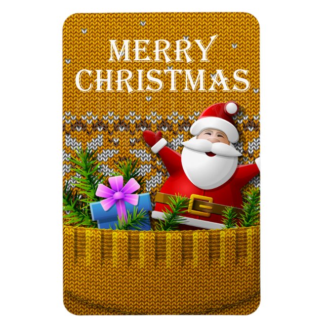 Íman Magnet de opções de imagens Feliz Natal 98 (Vertical)