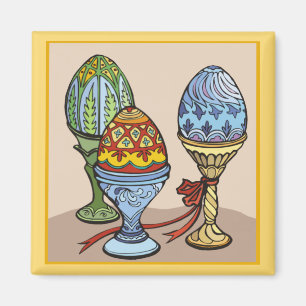 Íman Magnet De Ovos Decorativos