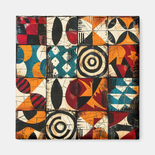 Íman Magnet de Padrão Tribal Africano